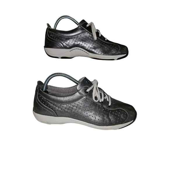 Dansko Women's Hillary Silver Leather Walking Shoe Size 40 (9.5-10) - Picture 4 of 9
